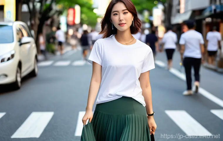 아디다스의 클라이마쿨 티셔츠 리뷰 - **Prompt:** A vibrant, athletic scene in a lush green Japanese park during a sunny summer afternoon....
